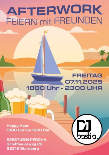 Afterwork Party in Percha am Starnberger See Afterwork Sundownder Party Seestuben Percha