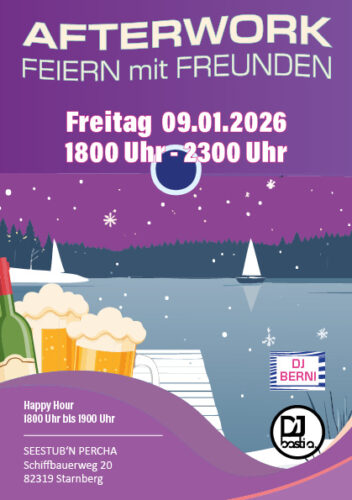 Afterwork Sundownder Party Seestuben Percha